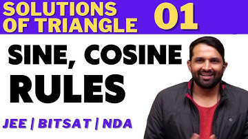 Solutions of Triangle 01 | Sine, Cosine Rule | Bhannat Maths | Aman Sir Maths