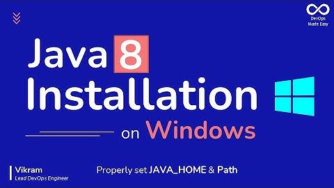 Install Java 8 on Windows | Setting JAVA_HOME and Path