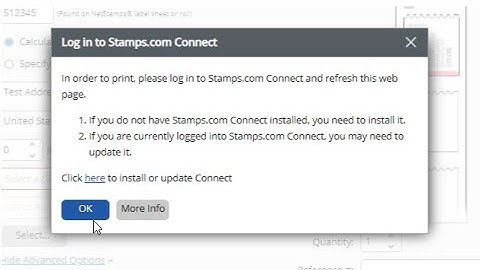 Log in to Stamps.com Connect (Error Solution) WINDOWS