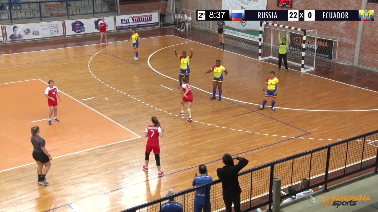 RUSSIA X ECUADOR WOMEN'S WORLD DEAF HANDBALL CHAMPIONSHIPS 2018 YouTube