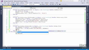 014 المتغيرات النصية الجزء الثالث (Visual Studio 2015, Visual Basic, Visual C Sharp)
