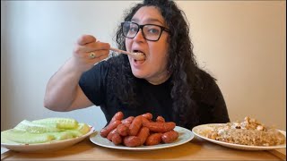 Sausage Rice Cucumber (Ft. Mike’s Chili Oil @strictlydumpling ) Mukmas Day 13 by Kimmy.Gutierrez 154 views 2 years ago 15 minutes