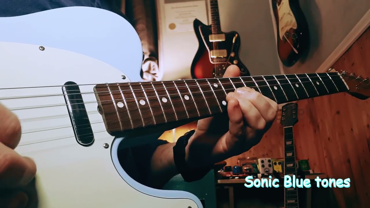 First play on the Vintera II Sonic Blue Telecaster