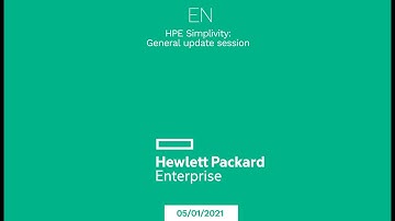 HPE Simplivity: General update session