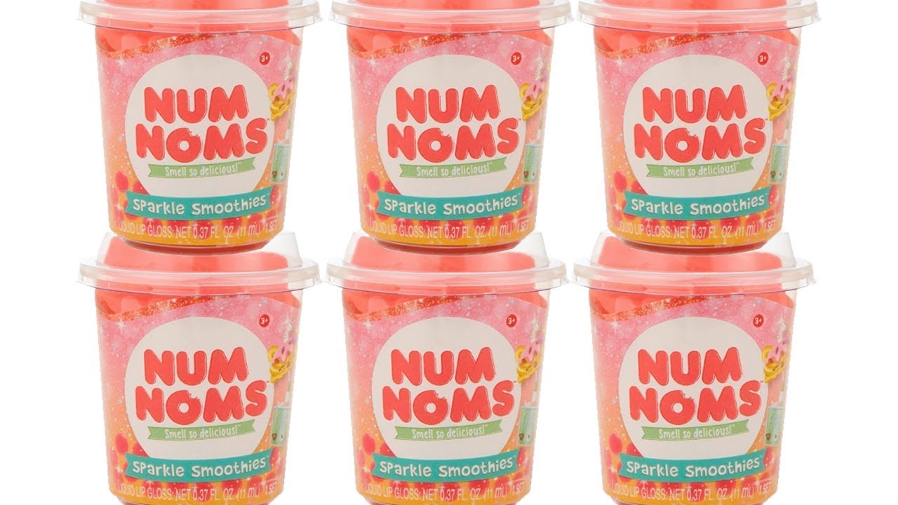 cookie swirl c num noms lip gloss Num Noms Sparkle Smoothies Blind Box Unboxing Toy Review