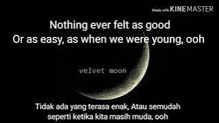Soundtrack baim paula // Love story - velvet moon lirik dan terjemaahan