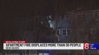 31 displaced, 1 firefighter injured in New Haven fire