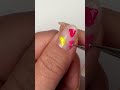 The cutest fruity manicure for summer!!! ☀️👙🍓🍋💕 #gelmanicure #nailart