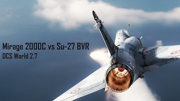 Mirage 2000 BVR Combat - DCS World 2.7