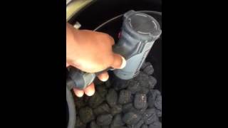 Lighting Akorn Kamado with heat gun