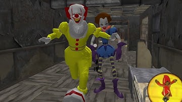 Clown Hospital Neighbor Escape 3D - Level 4 - Gameplay