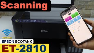 Epson EcoTank ET2810 Scanning.