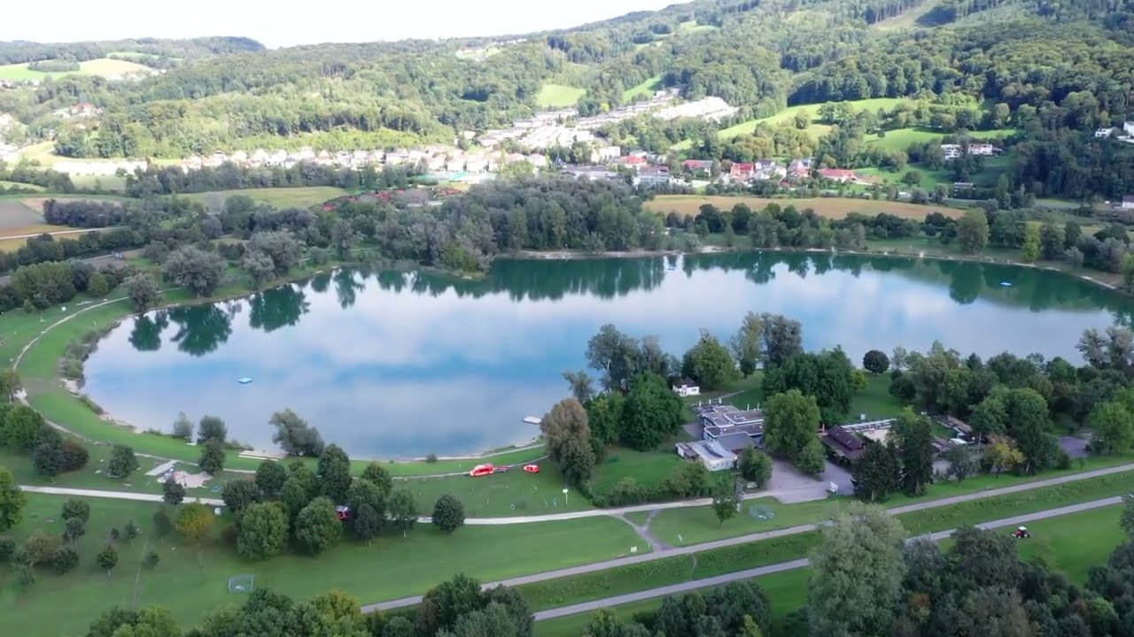 Drone footage of Linz, Austria, 2023