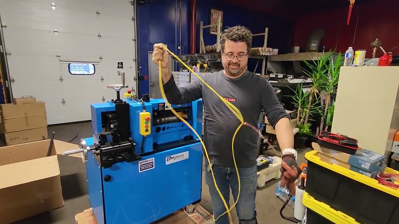 Live Demo - BWS-80 HD - Industrial Wire Stripping Machine - For Tyler