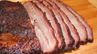 The smoked brisket in this video was wet aged for 45 days its’
original cryovac package, then on my traeger grill. pellets that i
used were mes...