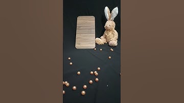 Reverse Marbles Video (Oddly Satisfying Golden Beads ASMR) #reverse #satisfying #rabbit #shorts