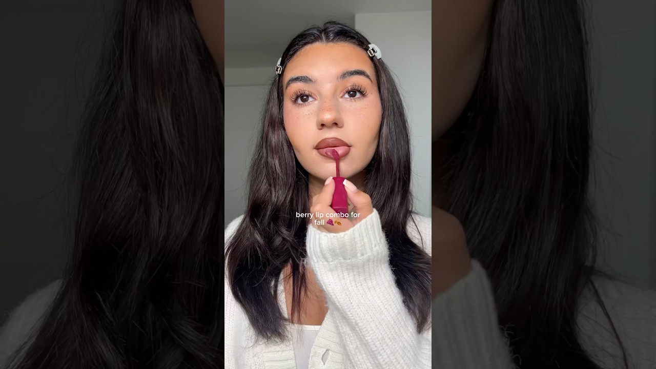 this berry lip combo for fall