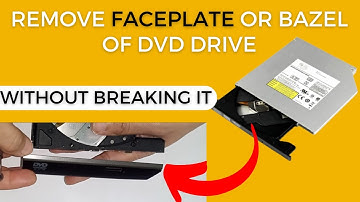 how to remove dvd drive cover, how to remove face plate of DVD ROM