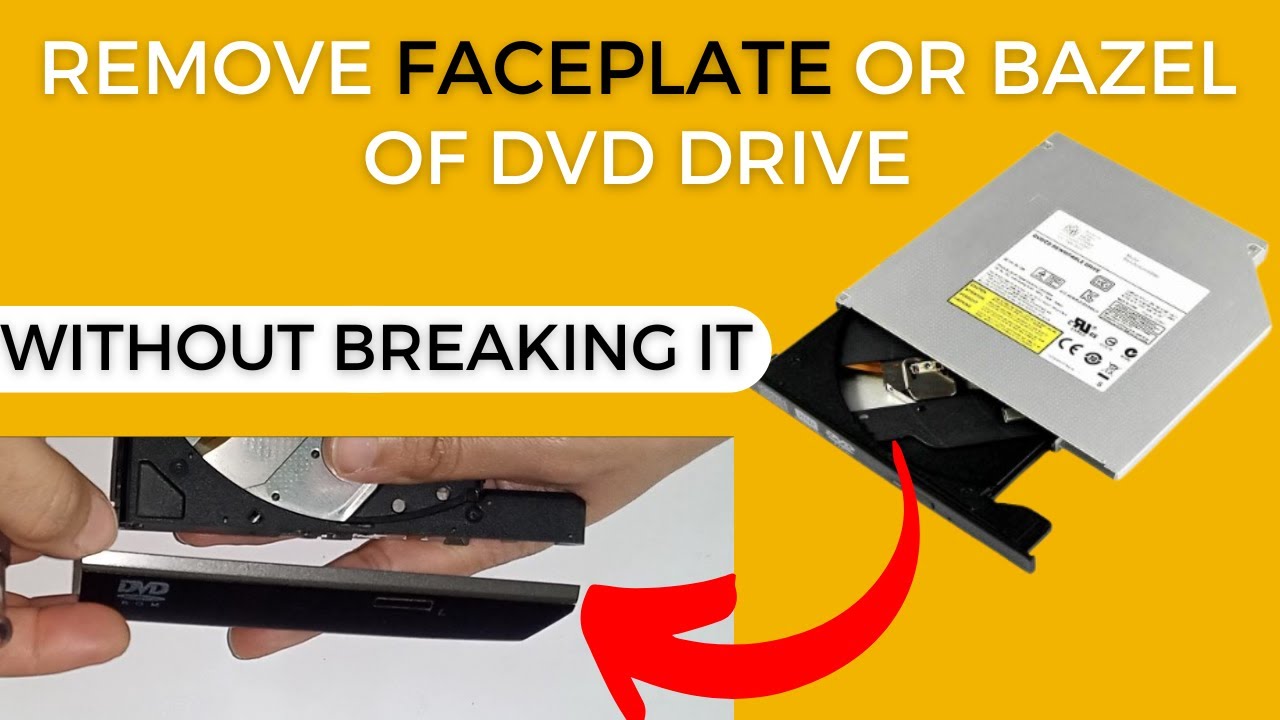 how-to-remove-dvd-drive-cover-how-to-remove-face-plate-of-dvd-rom
