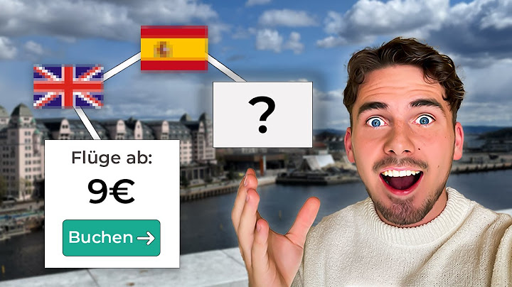 Ich habe 4 Tage den günstigsten Flug genommen und landete hier... 😳
