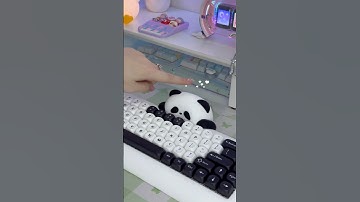 Yunzii C68 Panda #keyboard 🐼🤍
