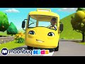 Wheels on the Bus - Lellobee Nursery Rhymes l Cartoons for Kids | Moonbug Literacy