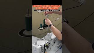 How To Speed Thread A Sewing Machine DIY #shorts