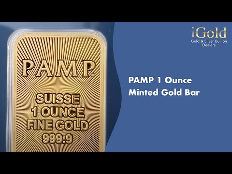 PAMP 1 Ounce Minted Gold Bar