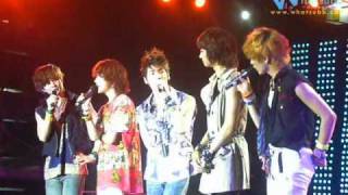 [Fancam] 20090917 TEE Concert - SHINee Interview