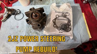 2JZ - Power Steering pump rebuild! 