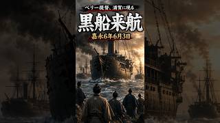 嘉永6年6月3日 黒船来航｜幕府を震わせた浦賀沖の四隻｜谺剣二郎@ケンダマ