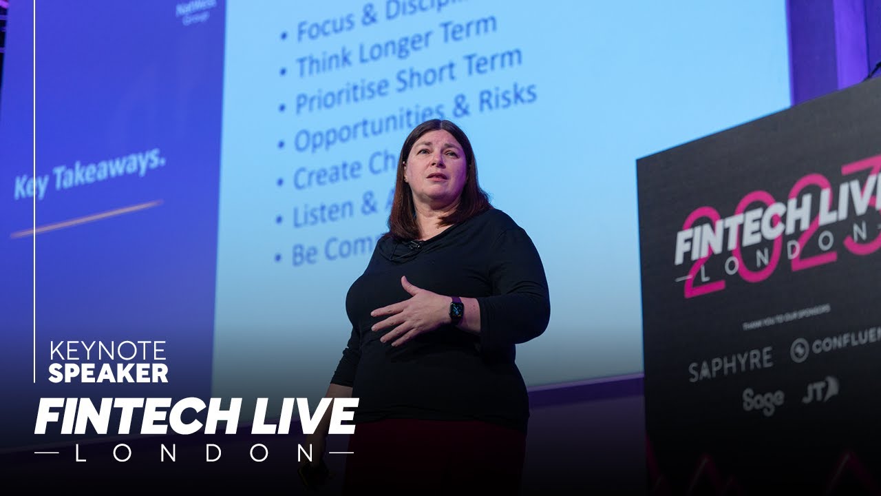 Jennifer Wood at NatWest Group on Technology as a Business at FinTech LIVE London 2023