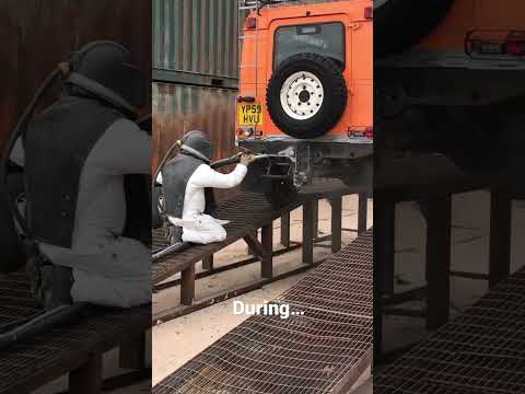 Rustproofing our #landrover