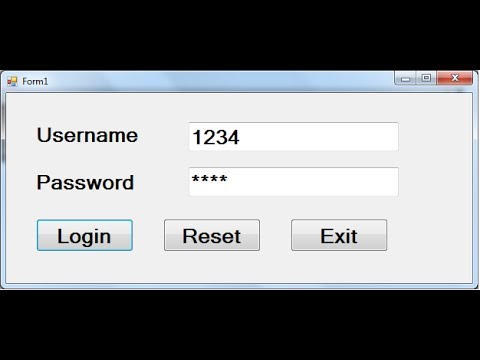 How to Create a Login System in Visual Basic.Net Using SQL