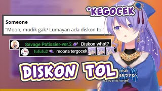 Moona Kegocek Sama Diskon Tol