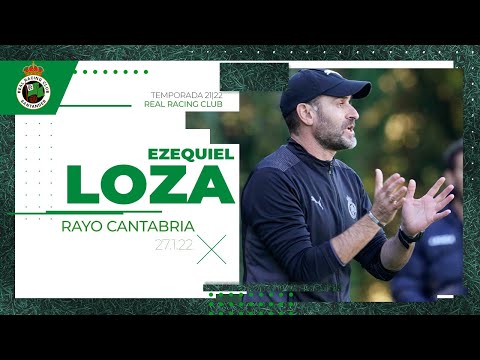 Ezequiel Loza: “Estamos muy contentos de volver a jugar en El Sardinero, nos sentimos muy cómodos”