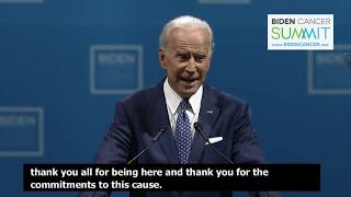 Biden Cancer Summit: Vice President Joe Biden Opening Remarks