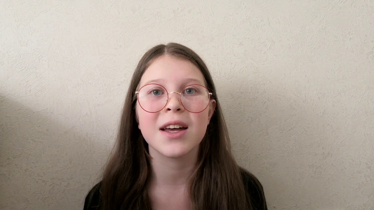 5а Нетесанова Яна « Ветер гонит облако с дождями» - YouTube