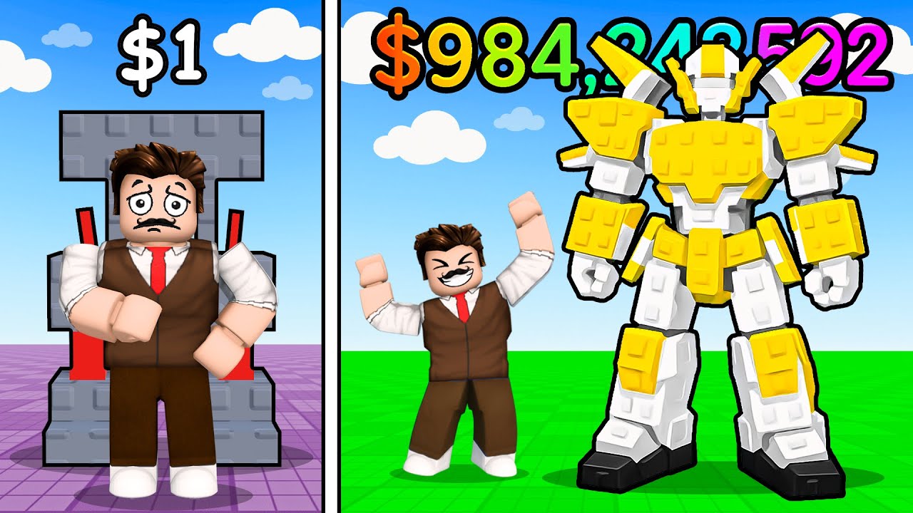I Spend $1,425,786 To Make The Strongest Mech In roblox