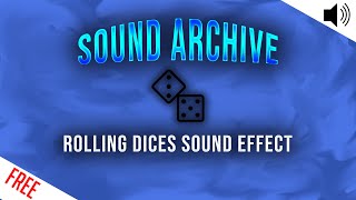 Free Rolling Dice Sound Effects