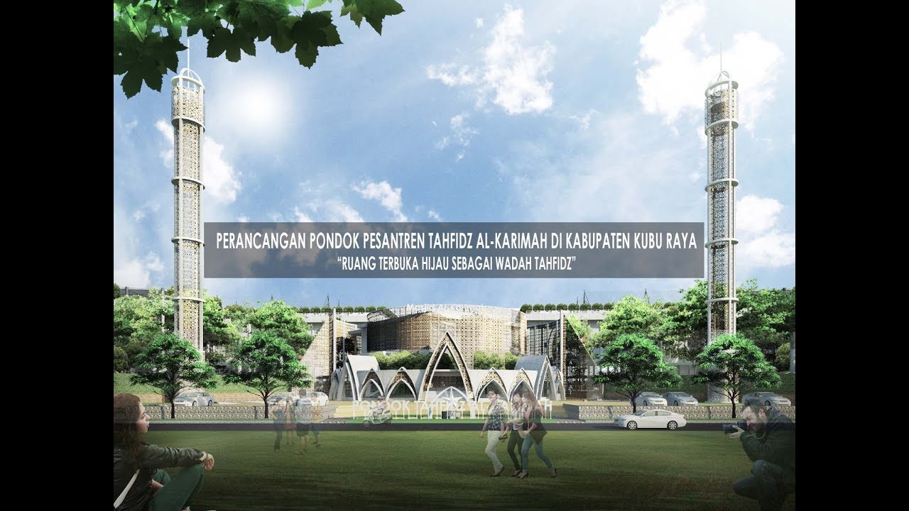 ANIMASI DESAIN PONDOK PESANTREN TAHFIDZ AL KARIMAH DI KABUPATEN KUBU RAYA LUMION 6