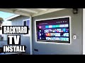 Installing TV in Backyard/ Patio by Pro
