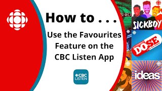 How to use the Favourites Feature on the CBC Listen App screenshot 4