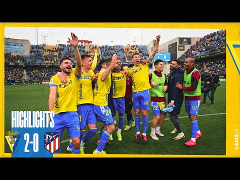 RESUMEN del CÁDIZ 2-0 ATLÉTICO DE MADRID de LALIGA EA SPORTS | Cádiz Club de Fútbol