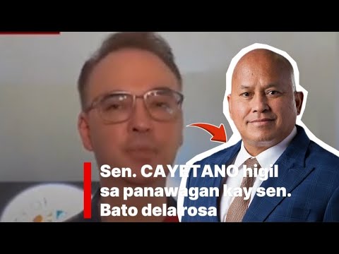 Sen. Allan cayetano hinggil sa panawagan ni jv EJERSITO kay Sen bato #TrendingVideo