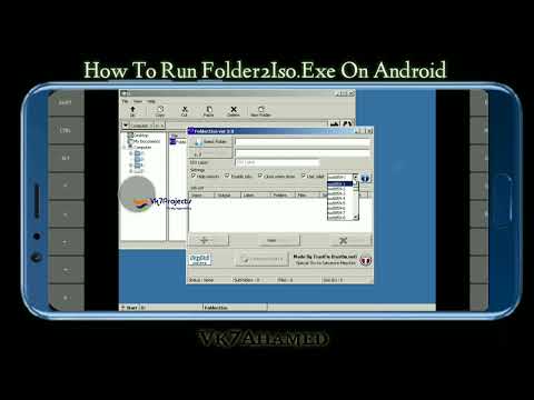 How To Run Folder2Iso.Exe On Android [2022] || Vk7projects || Exagear Windows emulator || Folder2Iso