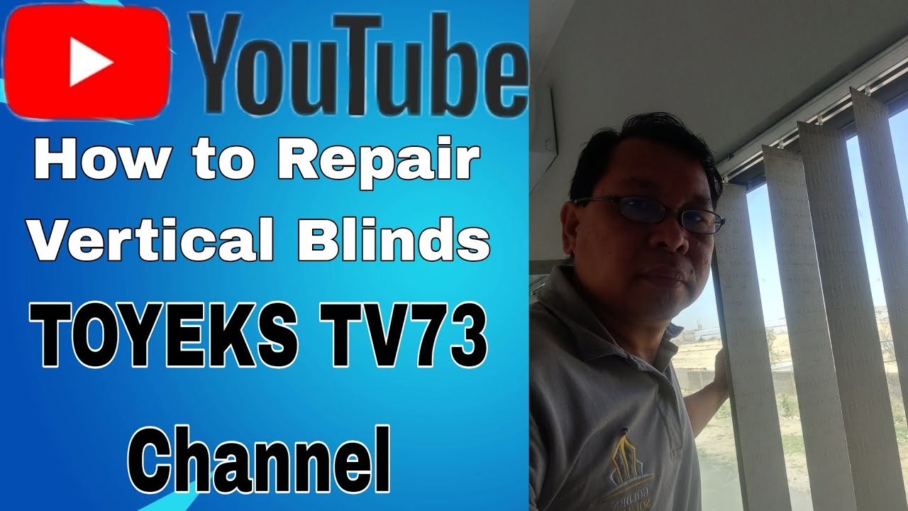 How to Repair Vertical Blinds YouTube