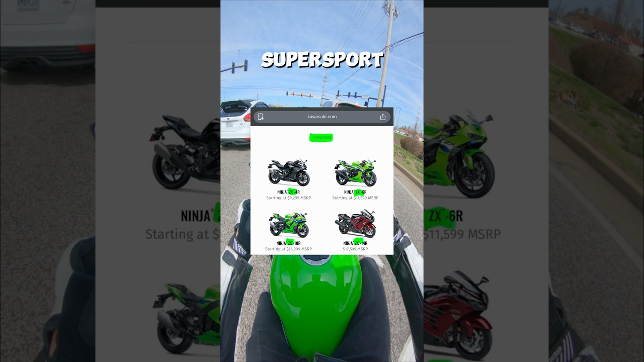 ZX-4R vs Ninja 500 #kawasaki #ninja #zx4rr #ninja500 #motorcycle