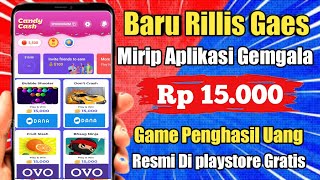 Baru Rillis Gaes 💸 Candy Cash Apk Mirip Gemgala, Aplikasi Penghasil Uang 2022- Game penghasil Uang screenshot 4