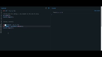 How to add element to end of array in JavaScript